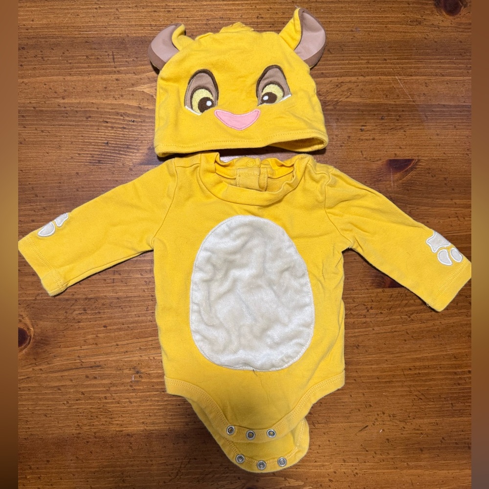 Disney Baby Simba Costume/ Bodysuit